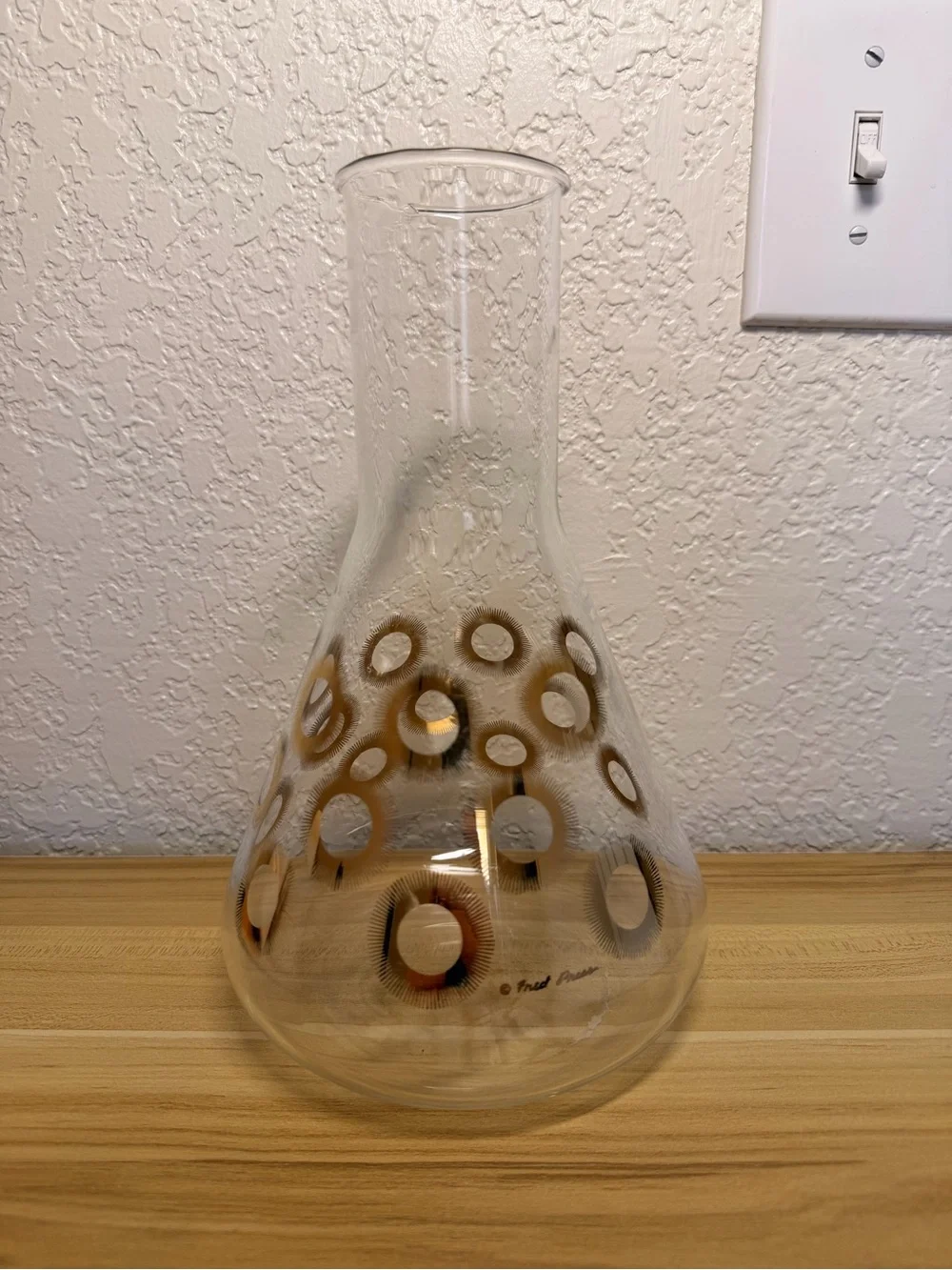 Vintage MCM Corningware Hand-Blown Glass Carafe Coffee Fred Press Replacement